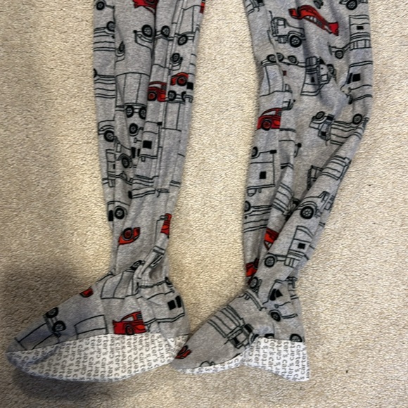 One piece car themed footie for boys (sz 10) - Picture 3 of 5